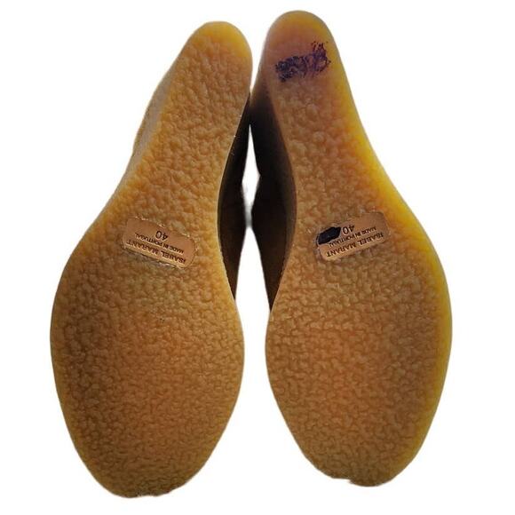 Isabel Marant Totam Shearling Wedge Boots 40 - Picture 9 of 14